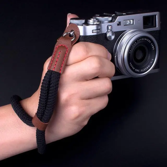 Alt view image 2 of 7 - Camera Wrist Strap,Hand Strap lanyard for DSLR SLR Mirrorless Camera | Rope Adjustable Safety Strap(Black)
