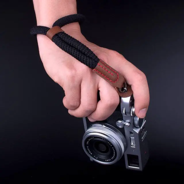 Alt view image 3 of 7 - Camera Wrist Strap,Hand Strap lanyard for DSLR SLR Mirrorless Camera | Rope Adjustable Safety Strap(Black)