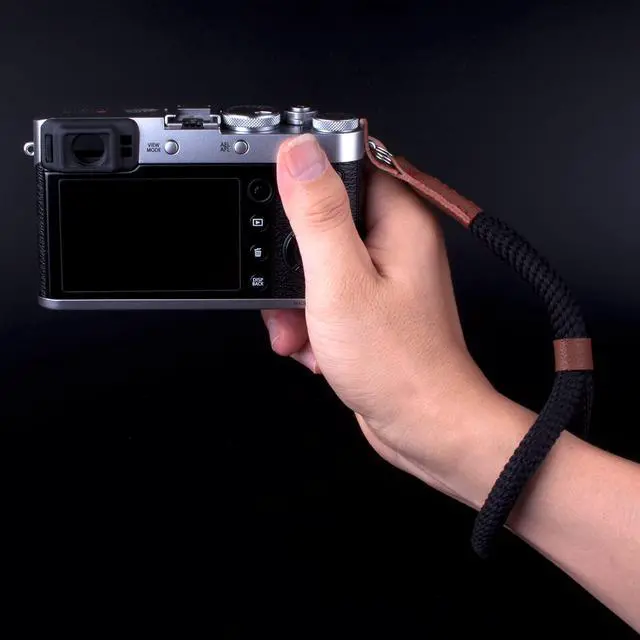 Alt view image 4 of 7 - Camera Wrist Strap,Hand Strap lanyard for DSLR SLR Mirrorless Camera | Rope Adjustable Safety Strap(Black)