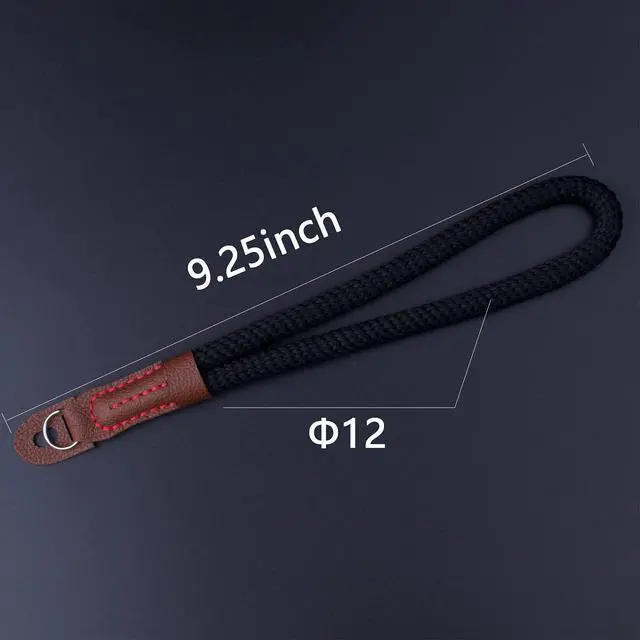 Alt view image 6 of 7 - Camera Wrist Strap,Hand Strap lanyard for DSLR SLR Mirrorless Camera | Rope Adjustable Safety Strap(Black)