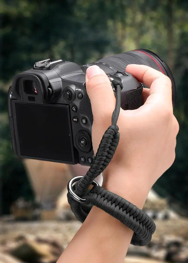Alt view image 2 of 7 - Camera Wrist Strap for DSLR Mirrorless CameraCamera Hand Strap with Safer Connector (Black-12)