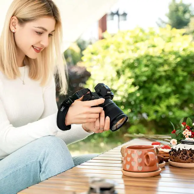 Alt view image 7 of 7 - Quick Release Soft Neoprene Camera Hand Grip Strap for Sony RX10 V A7C II R