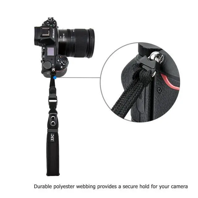 Alt view image 5 of 6 - Soft Camera Hand Strap Wrist Strap for Canon Rebel T7 T6 T8i SL3 90D | for Canon 80D 70D RP M50 Nikon D3500 D750 Z5 Z6 Z7 Z8 Z50 Z30 Sony ZV-E1 A6000 A6100 A6400 A6700 A7 Fuji X-T5 X-T4 X-T30 X-E4