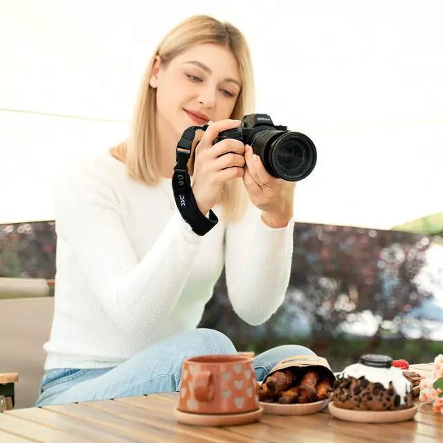 Alt view image 6 of 6 - Soft Camera Hand Strap Wrist Strap for Canon Rebel T7 T6 T8i SL3 90D | for Canon 80D 70D RP M50 Nikon D3500 D750 Z5 Z6 Z7 Z8 Z50 Z30 Sony ZV-E1 A6000 A6100 A6400 A6700 A7 Fuji X-T5 X-T4 X-T30 X-E4