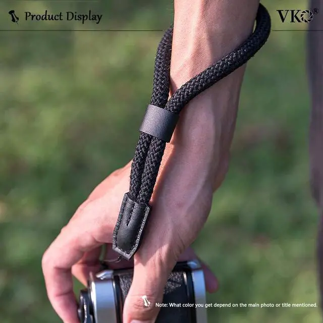 Alt view image 3 of 7 - Soft Camera Wrist Strap, Rope Camera Hand Strap | for Point-and-Shoot Camera,Mirrorless Camera,Small Camera Hand Strap Black