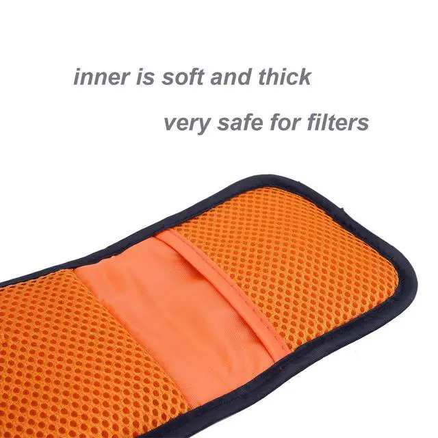 Alt view image 5 of 6 - 3 Pocket Camera Lens Filter Carry Case Bag Pouch for Filters 25 mm to 77 mm