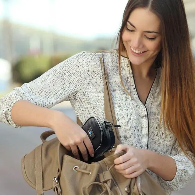Alt view image 7 of 7 - Camera Filter Bag - Detachable 8-Slot Lens Carry Case with Belt Loop Pouch - Water-Resistant & Dustproof Design for 37mm-95mm Filters