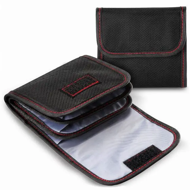Main image of Filter Case, 2 PCS 3, Pocket Camera Lens Filter Carry Case | Professional Photography Filter Holder Belt Bag, Pouch Water, Resistant and Dustproof Design for 25mm, 82mm Filters