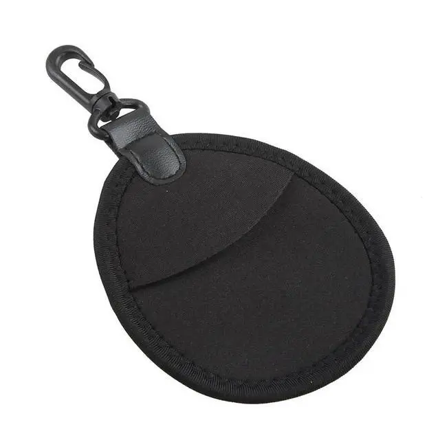 Alt view image 2 of 7 - 2 Pack Lens Filter Pouch Mini Storage Bag Sleeve Protective Case with Keychain Hook 2 Pockets For Camera CPL MC UV ND 25mm-77mm 43mm 46mm 49mm 52mm 55mm 58mm 62mm 67mm, Black