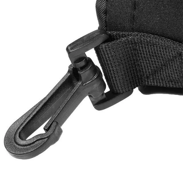 Alt view image 7 of 7 - Small Drawstring Lens Pouch Black Neoprene DSLR Camera Lens Bag | Compatible with Sony Olympus Panasonic