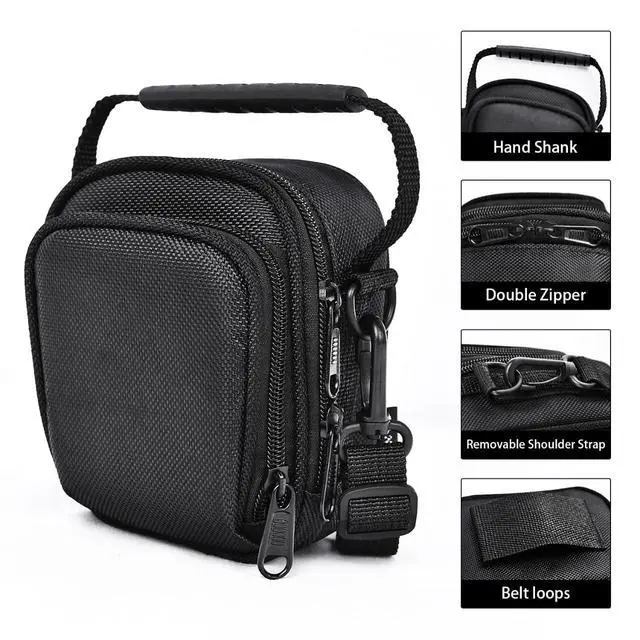 Alt view image 4 of 7 - Camera Case Compatible for Canon PowerShot G7X G9X G5X Mark II SX740 SX730 SX720 SX150 Panasonic Lumix ZS70 ZS60 TZ95 Nikon A900 W100 Sony RX100 HX90 W800 Digital Camera Bag