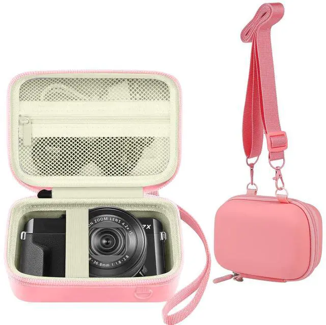 Main image of Digital Camera Case Compatible with Canon PowerShot G7 X Mark II/ G7X Mark III Digital 4K Vlogging Camera,Compact Digital Camera-Pink(Case Only)