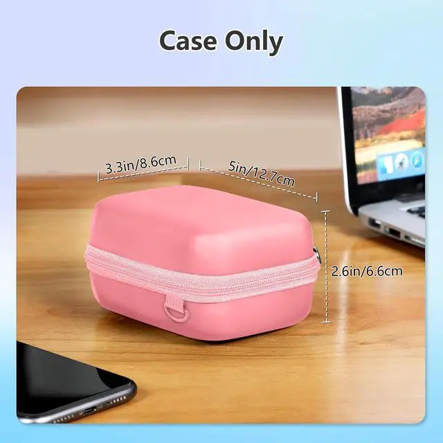 Alt view image 2 of 6 - Digital Camera Case Compatible with Canon PowerShot G7 X Mark II/ G7X Mark III Digital 4K Vlogging Camera,Compact Digital Camera-Pink(Case Only)