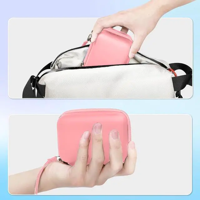 Alt view image 5 of 6 - Digital Camera Case Compatible with Canon PowerShot G7 X Mark II/ G7X Mark III Digital 4K Vlogging Camera,Compact Digital Camera-Pink(Case Only)