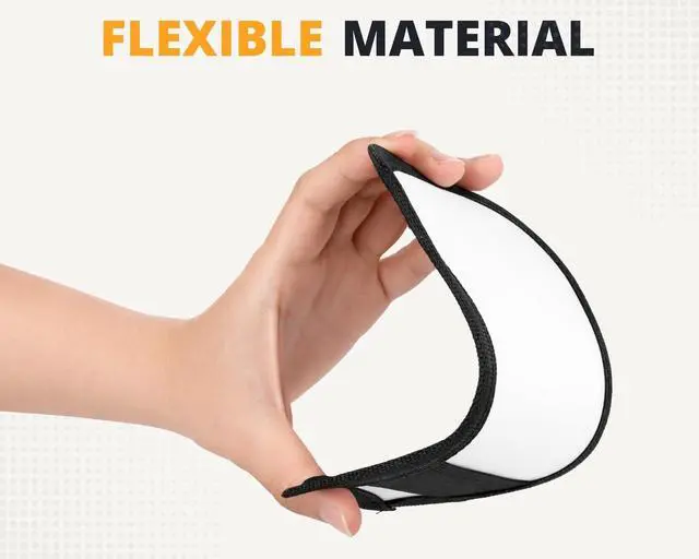 Alt view image 3 of 7 - DS2 Pack Flash Diffuser Reflector, Bend Bounce Portable Speedlight Reflector Kit, Compatible with Godox Yongnuo Canon and Universal Speedlight Flashes