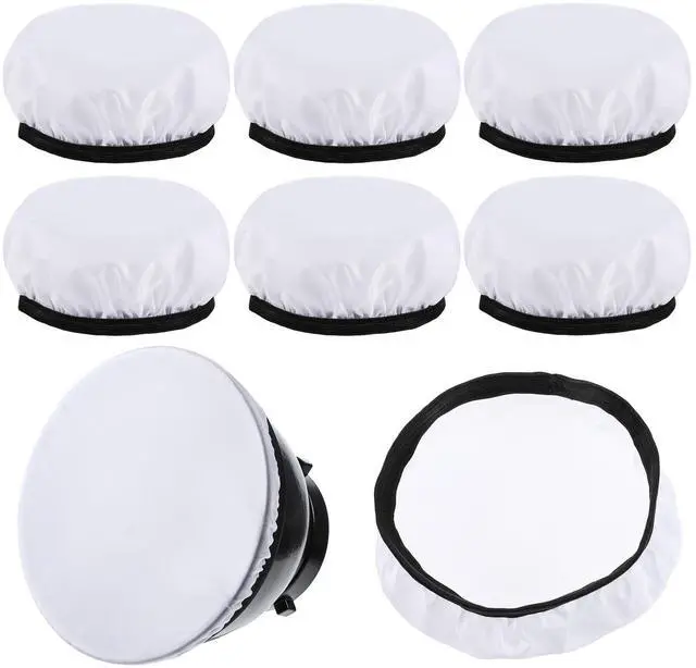 Main image of 7"/18 CM Light Diffuser, 6 PCS Diffuser Lamp Sock Soft Cover Light Sock | Soft White Diffusers, Standard Cloth Diffusers, Softens The Light-Output, Lampshade Reflector, for Studio Strobe Reflectors