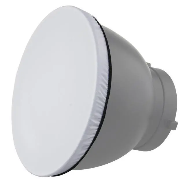 Alt view image 2 of 7 - Soft White Diffuser Sock by Haoge for 7" Studio Strobe Reflector