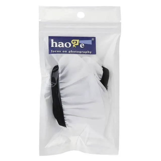 Alt view image 7 of 7 - Soft White Diffuser Sock by Haoge for 7" Studio Strobe Reflector