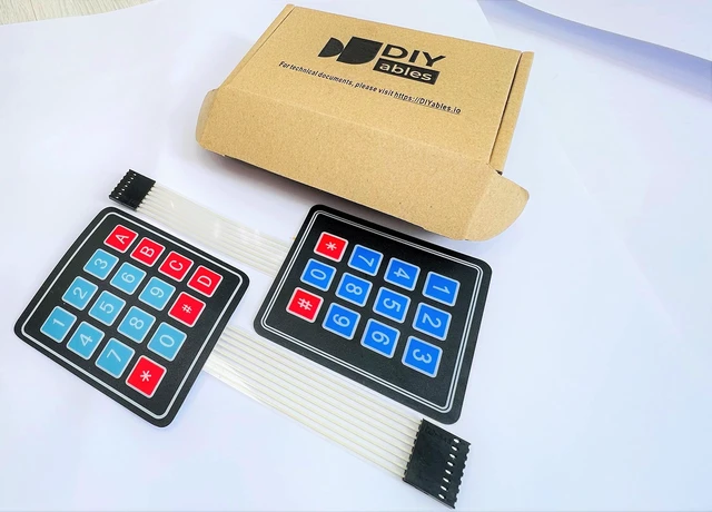 Alt view image 3 of 5 - 3x4 4x4 Membrane Matrix Keypad for Arduino, ESP32, ESP8266, for Raspberry Pi