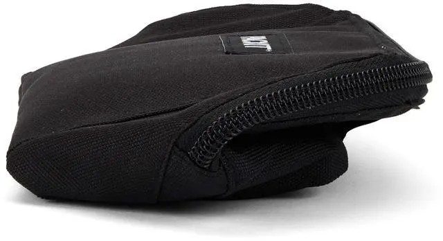 Alt view image 4 of 5 - Freezable Snack Bag, Black | Built-in ice packs, EcoFreeze+ Technology, Fresh snacks to go, Mini cooler, Small lunches, Foldable, Reusable, Zip closure