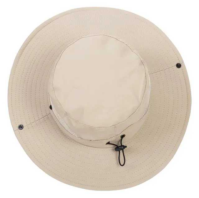 Alt view image 4 of 6 - Kids Sun Hat w/ UV Protection Beach Bucket Safari Boonie Cap Outdoor | Kids Sun Hat with UV Protection Beach Bucket for Boys & Girls Wide Brim Safari Boonie Cap for Summer Outdoor(for 5-10T)