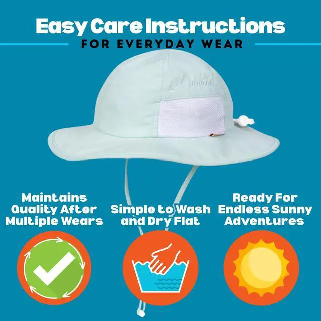 Alt view image 5 of 7 - UPF 50 Kids' Wide Brim Sun Hat, Sun Protection Hat - Baby & Toddler | Toddler beach hat with adjustable straps, breathable vents, & quick-dry fabric for comfortable, sun-protected play. Ages 014