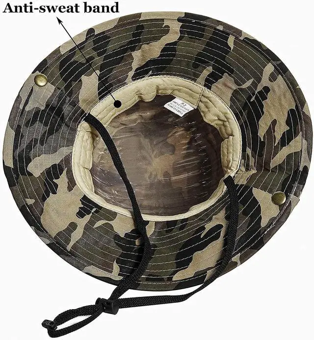 Alt view image 7 of 7 - Boys Camo Sun-Bucket-Hat-Kids-Fishing-Hat-Boonie-Cap-Safari 2-17Yrs | Boys Camo Sun-Bucket-Hat Summer Outdoor Safari Fishing-Hat Boonie-Cap for Big Kids 7-14Yrs