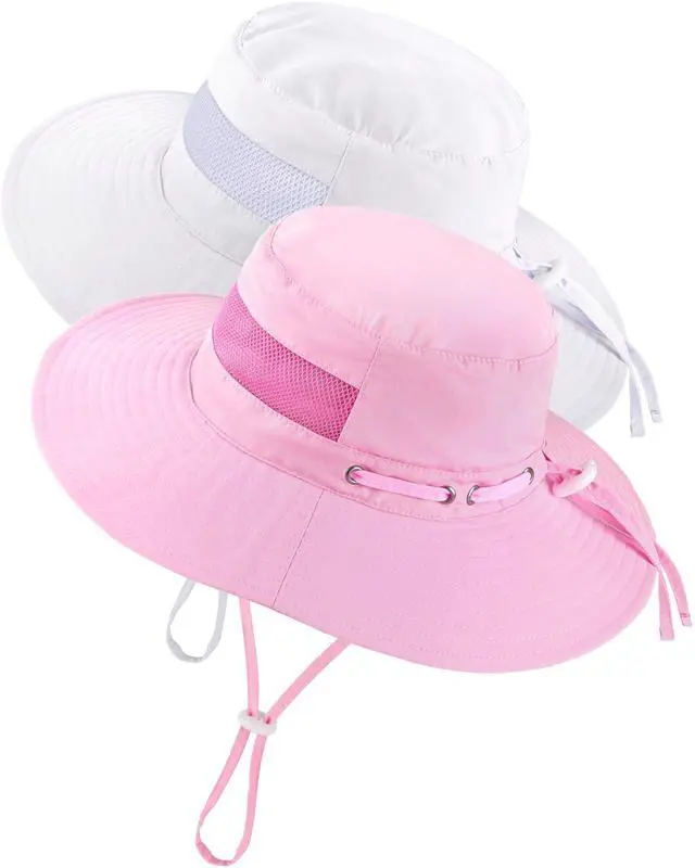 Main image of Baby Toddler Sun Hat, Summer Mesh Bucket Beach Hat for Boys Girls