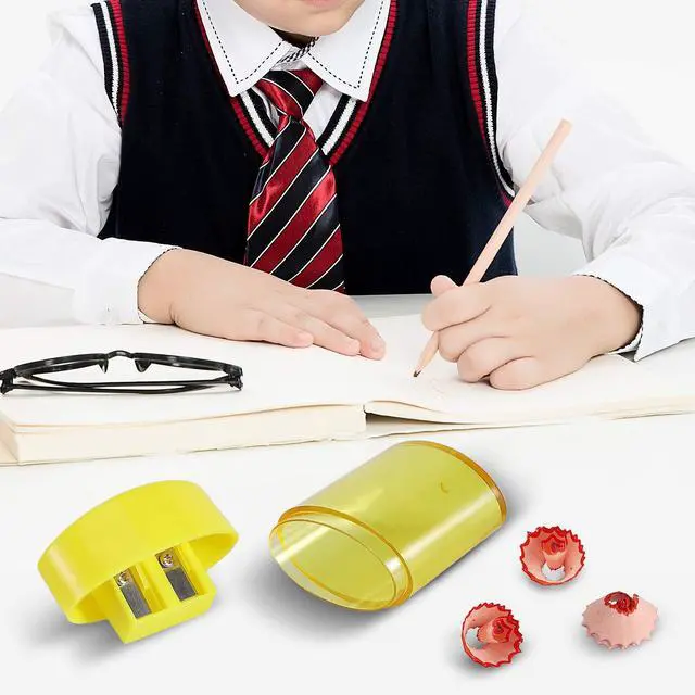 Alt view image 7 of 7 - 2-Hole Pencil Sharpener - Handheld, 12 Pack for Kids
