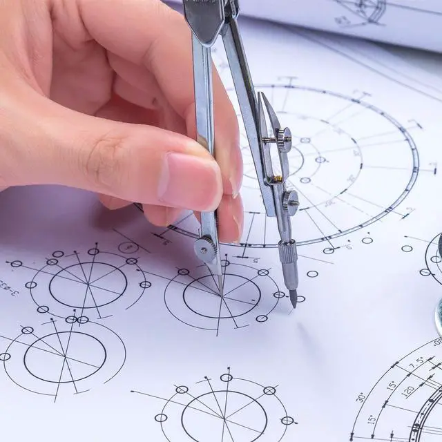 Alt view image 7 of 7 - Drawing Compass and 6 in Protractor Geometry Set, Clear | Geometry Math Set, Swing Arm Protractor Ruler Compass, Geometry Drawing Tools for Measuring Angles