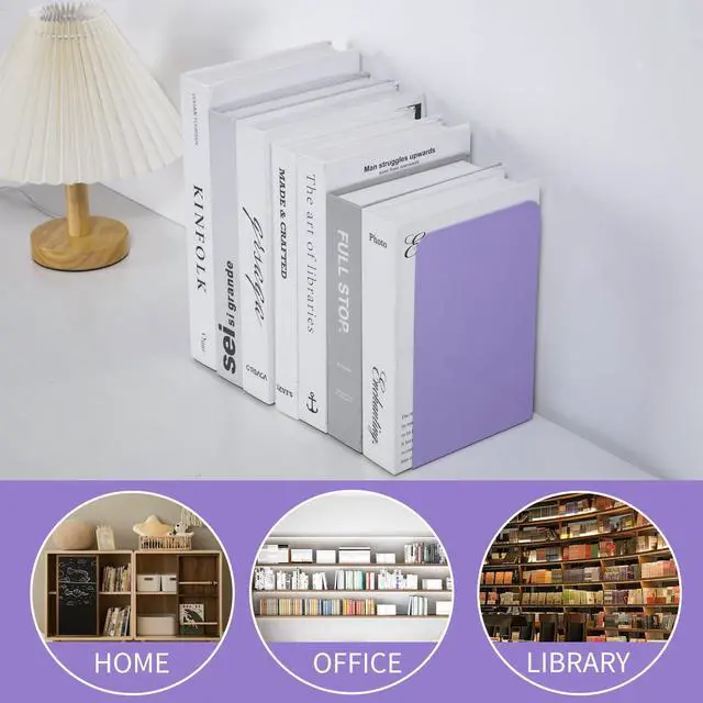 Alt view image 4 of 5 - Metal Bookend for Shelves Book Holder & Stopper