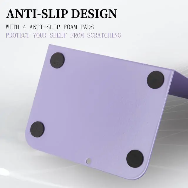 Alt view image 5 of 5 - Metal Bookend for Shelves Book Holder & Stopper