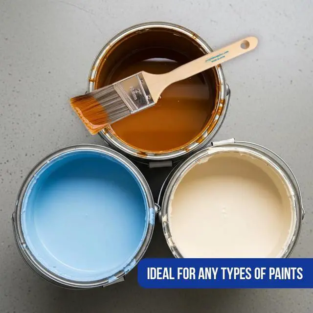 Alt view image 5 of 7 - Paint Brushes, 2 Inch Angled Paint Brush, Trim & Walls, 3 Pack | Cutting-in & detail work | Furniture, cabinets & doors | Interior & exterior | Latex & oil-based | Medium stiff bristles