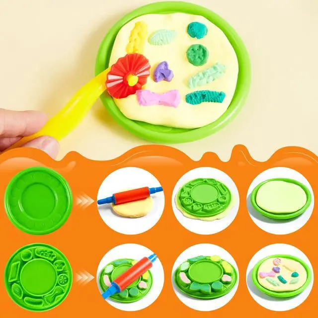 Alt view image 6 of 7 - 44 Clay Tools Set for Kids, Clay Accessories with Various Plastic Molds, Rolling Pins, Cutters, Gift for Boys Girls
