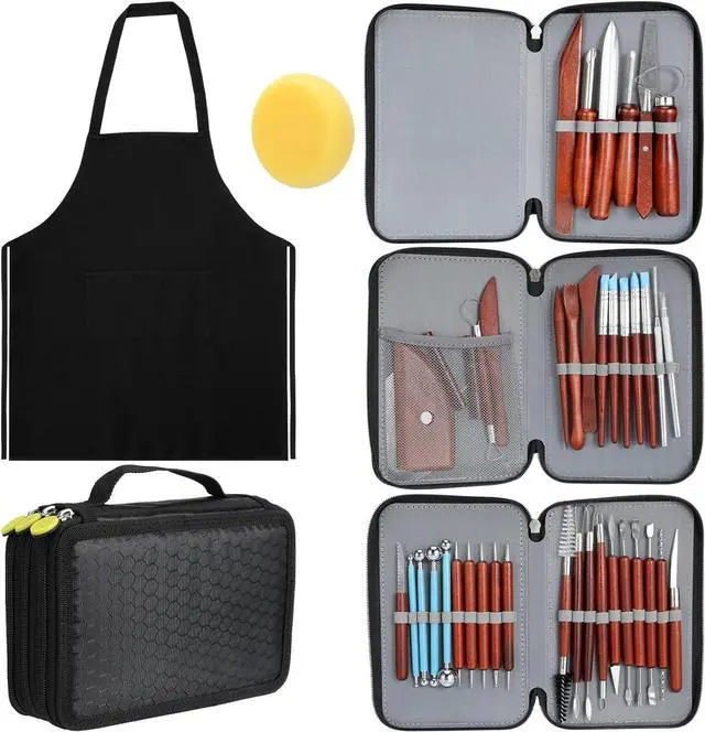 Main image of 42pcs Pottery Tools, Clay Tools, Sculpting Tools, Pottery Kit, Air Dry Clay Tools, Pottery Clay Kit for Pottery Wheel, DIY Arts and Crafts