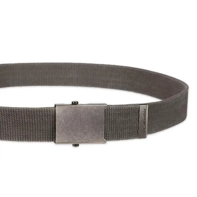 Alt view image 3 of 7 - Unisex-adult Military Web Belt-Adjustable One Size Cotton Strap and Metal Plaque Buckle