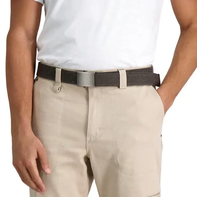 Alt view image 6 of 7 - Unisex-adult Military Web Belt-Adjustable One Size Cotton Strap and Metal Plaque Buckle