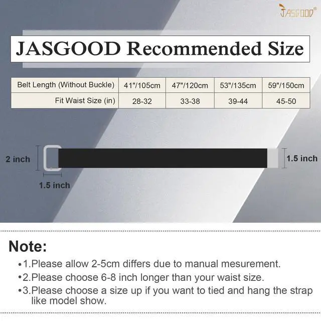 Alt view image 6 of 7 - Men Canvas Double Ring Belt Plus Size Men Cloth Casual Belt for Jeans Pants