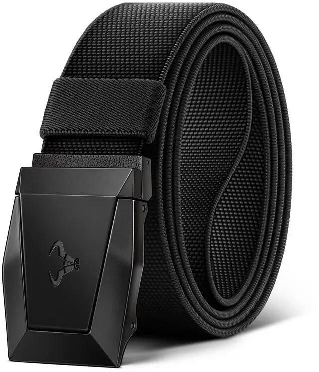 Main image of Stretch Tactical Web Belt For Men-Trimmable 1.5"-Adjustable Fit | Smooth Sliding | Adjustable for Precise Fit | Tailored Size | Rugged Nylon for Heavy Duty, Hiking, Hunting