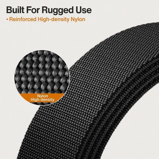 Alt view image 3 of 7 - Stretch Tactical Web Belt For Men-Trimmable 1.5"-Adjustable Fit | Smooth Sliding | Adjustable for Precise Fit | Tailored Size | Rugged Nylon for Heavy Duty, Hiking, Hunting