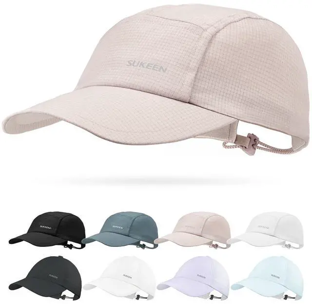 Main image of Lightweight Running Hat for Women Sports Baseball Cap Unstructured | Quick-Dry Foldable Sports Hat with Sweatband, UPF50+ Sun Protection, Adjustable Breathable Cap for Golf Tennis Workout Daily