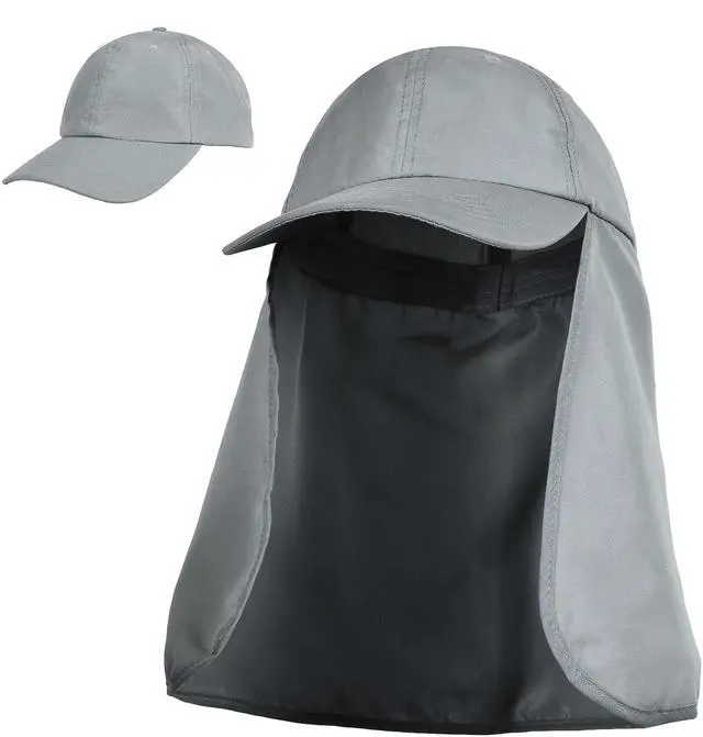Main image of Fishing Hat with Neck Flap, UPF 50+ UV Sun Protection Cap | Adjustable Lightweight Hat for Hiking, Cycling, Climbing, Gardening & Outdoor Activities, Breathable Summer Sun Hat