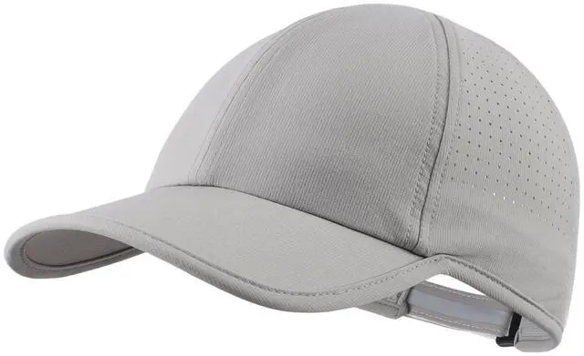 Main image of Water Repellent UPF50+ Quick Dry Sun Hat Running Baseball Cap for Men Women Beach Golf Hat Light Grey Medium