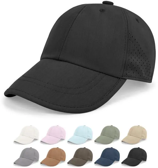 Main image of Unisex Baseball Cap Vintage UPF 50+ Unstructured Men Women Dad Hat | UV Protection, Unstructured Hat,Lightweight & Foldable,Breathable Laser Cut Mesh,Adjustable Velcro, Unisex Outdoor Caps