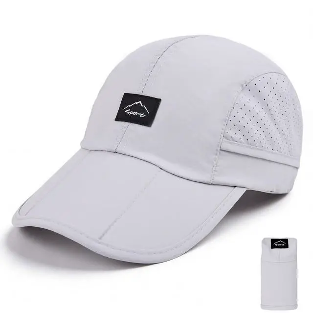Main image of Foldable Unstructured Baseball Cap UPF 50+ Water Resistant Sun Hat | Lightweight Portable Outdoor Cap for Men Women Hiking Fishing Travel