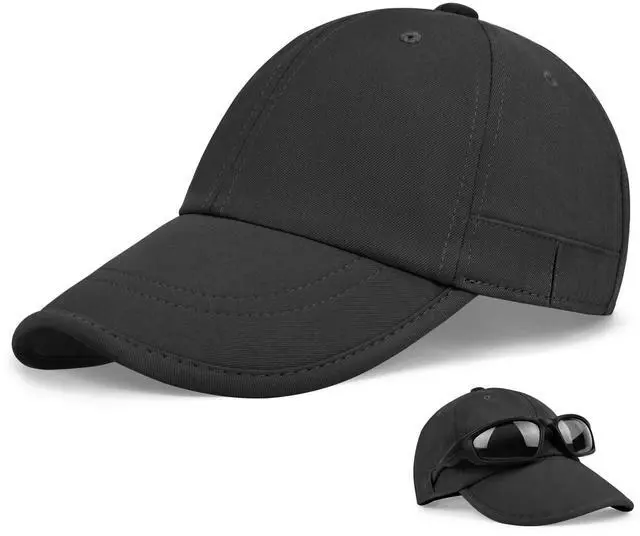 Main image of Classic Unstructured Baseball Cap Soft-Brim Foldable Adjustable Hat | Vintage Plain Dad Hat Breathable Packable for Men Women Hiking Fishing Golf