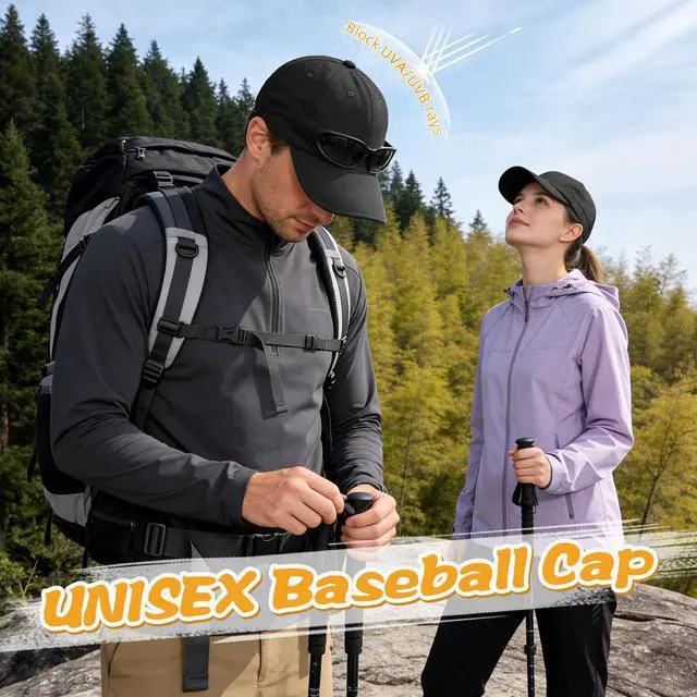 Alt view image 2 of 6 - Classic Unstructured Baseball Cap Soft-Brim Foldable Adjustable Hat | Vintage Plain Dad Hat Breathable Packable for Men Women Hiking Fishing Golf