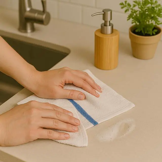 Alt view image 5 of 6 - Bar Mop Towels - 12 Pack (16"x19") - 100% Cotton High Absorbency Kitchen Towels Reusable Dish Cloths, Quick-Dry Rags with Blue Stripe Ideal for Restaurants, Cooks, Bartenders & Homes