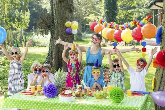 Alt view image 7 of 7 - Luau Party Sunglasses - 9 Pairs Funny Hawaiian Glasses, Tropical Fancy Dress Props, Fun Summer Kids Party Favors, Beach Themed Party Supplies Decoration