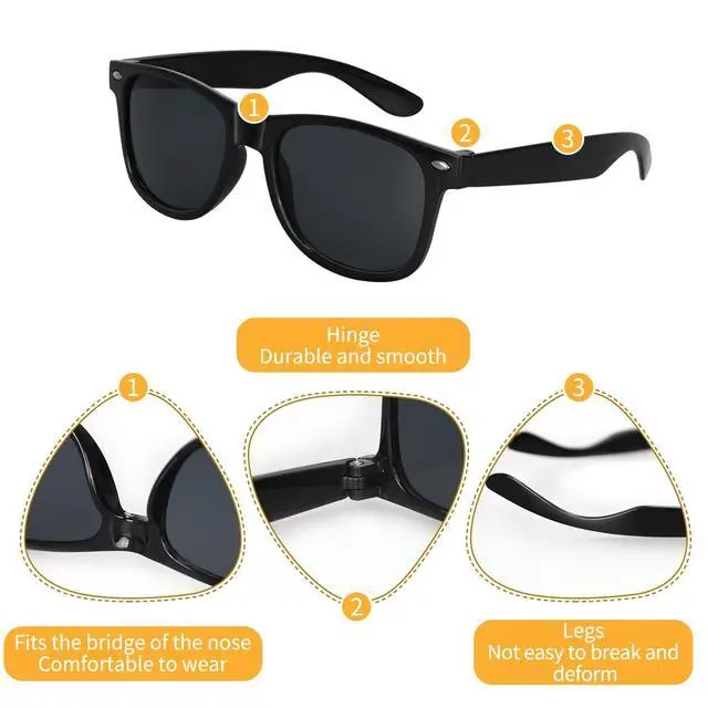 Alt view image 5 of 6 - 3/6/12/24pcs Kids Sunglasses Set, for Outdoor(Set A, 3pcs)
